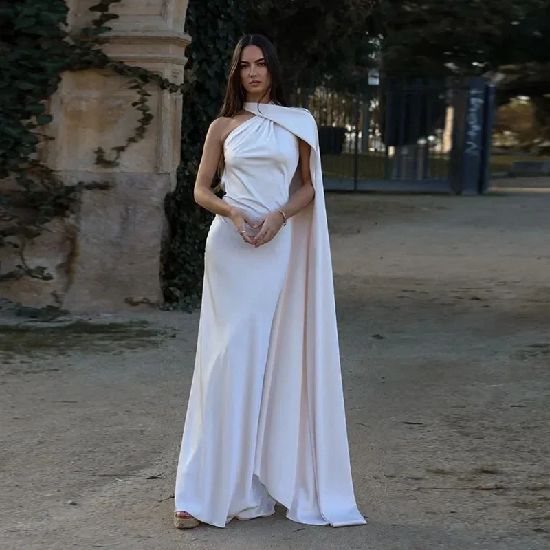Vestido Milano Accua Longo em Cetim - Imagem 38