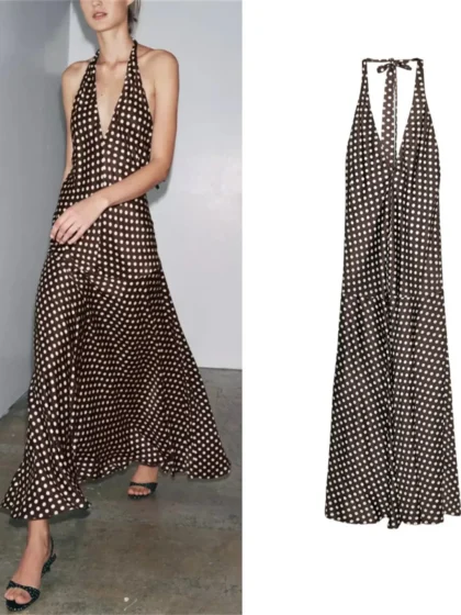 Vestido Le Fatale -  Verão Sexy com Estampa de Poá