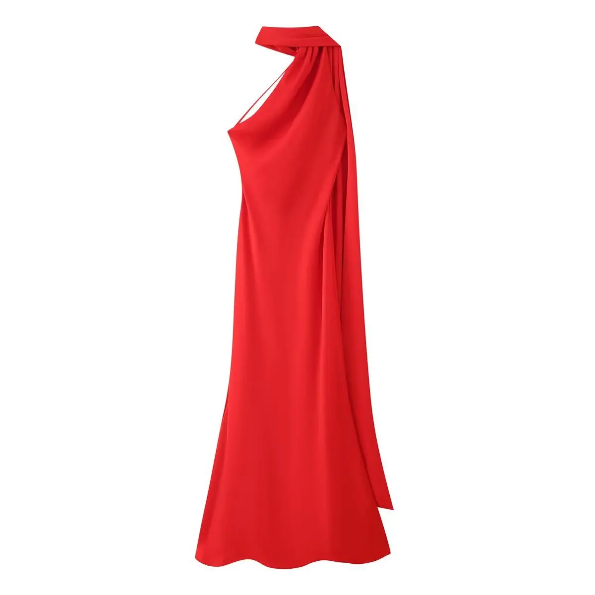 Vestido Milano Accua Longo em Cetim - Imagem 20