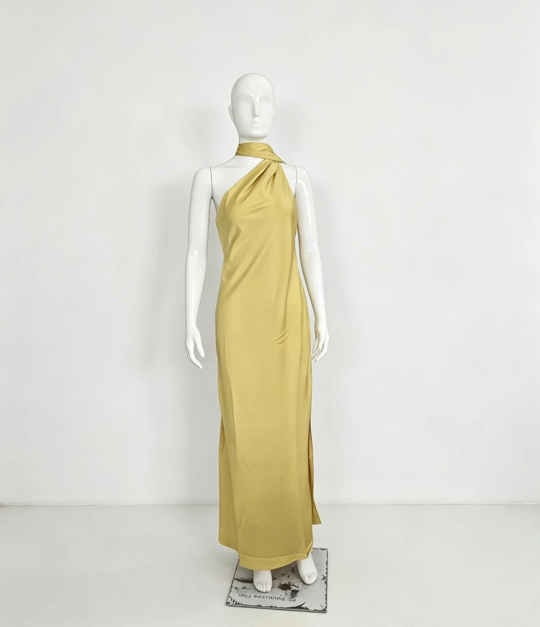 Vestido Milano Accua Longo em Cetim - Imagem 7